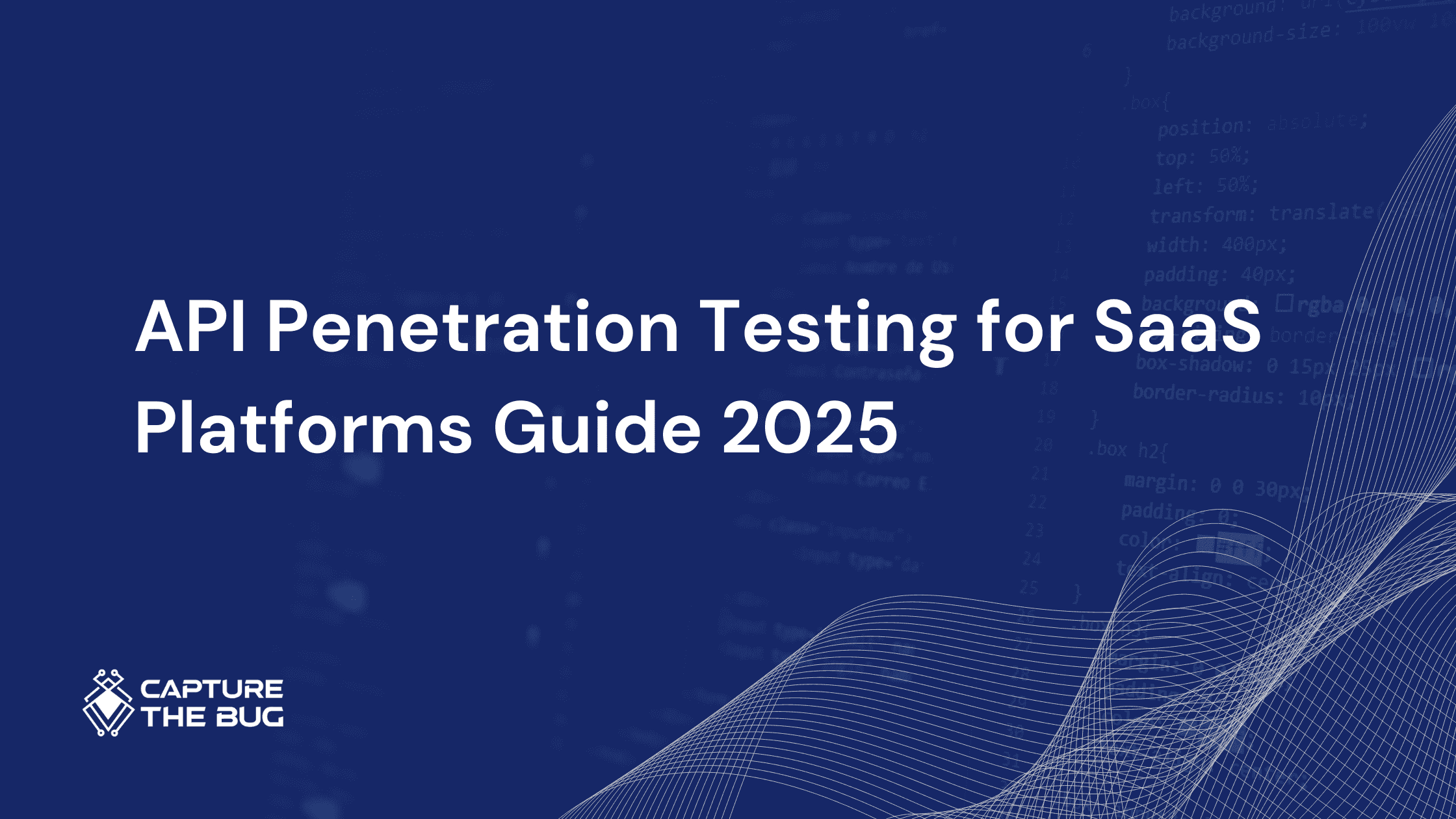 API Penetration Testing for SaaS Platforms Guide 2025