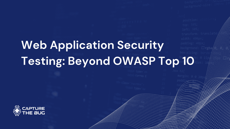 Web Application Security Testing: Beyond OWASP Top 10
